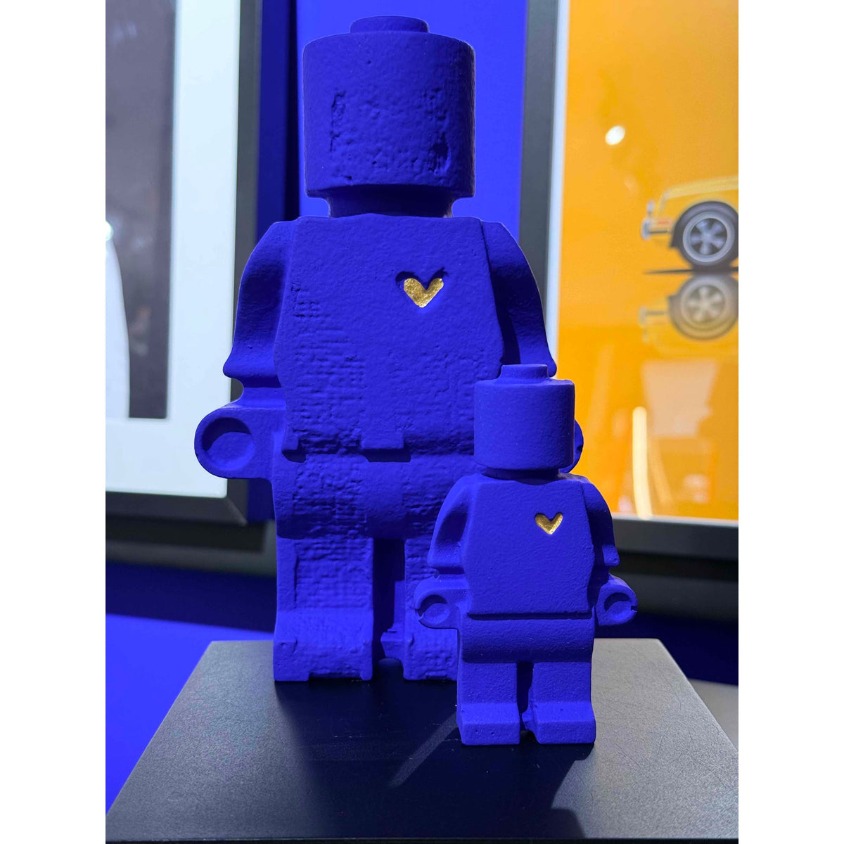 Figurine « Ptit Donneur d'Amour » Bleu Vif 10 cm – Atelier 325 - Boutique Ømm