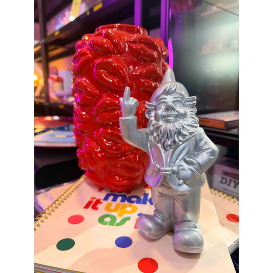 Nain F*ck You argent 20 cm – Stevens Deco - Boutique Ømm