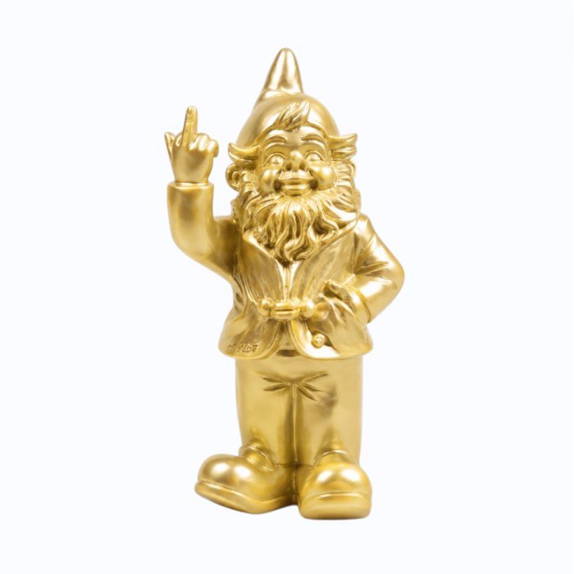 Nain F*ck You doré 20 cm – Stevens Deco - Boutique Ømm