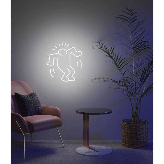 Néon Dancing Man – Keith Haring x Yellow Pop - Boutique Ømm
