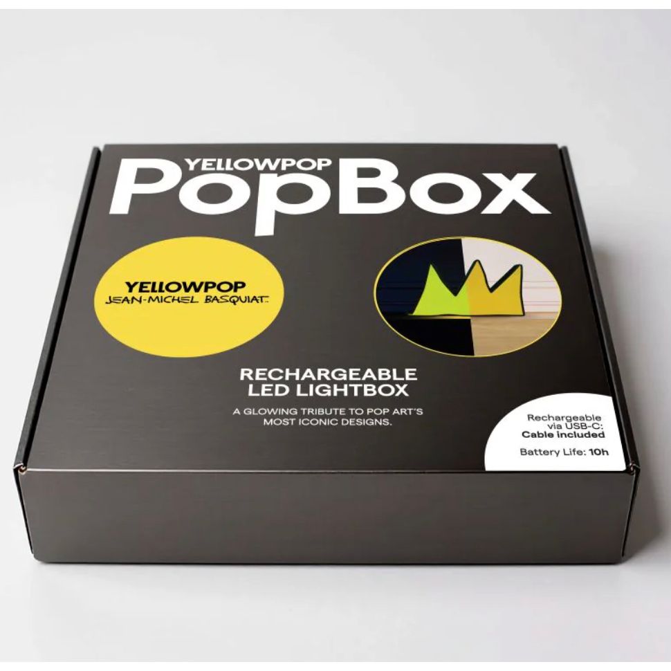 PopBox The Crown – Lampe LED Basquiat par Yellowpop - Boutique Ømm