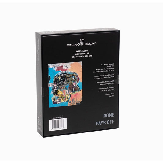 Puzzle 500 pièces Basquiat "Skull" – Rome Pays Off - Boutique Ømm
