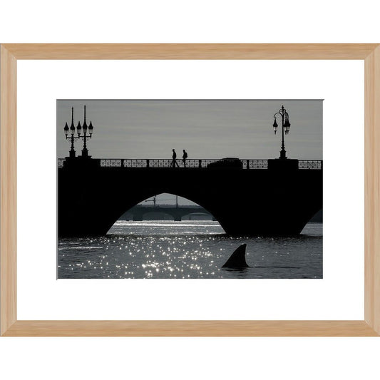 Tirage d’art "Les Dents de la Garonne" – 20x30 cm – Cadre bois 30x40 cm - Boutique Ømm
