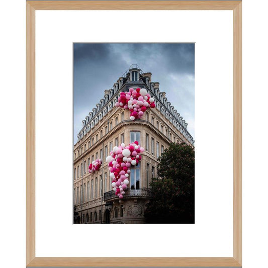 Tirage d’art "Sous Hélium" – 20x30 cm – Cadre bois 30x40 cm - Boutique Ømm