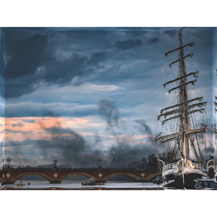 Bloc Acrylique "Le Belem" – 15x20 cm – Tirage d’art Bordeaux – Coffret cadeau inclus - Boutique Ømm