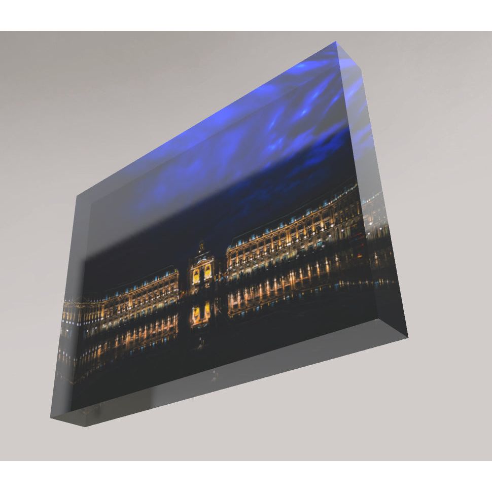 Bloc Acrylique "Riders on the Storm" – 15x20 cm – Tirage d’art Bordeaux - Boutique Ømm