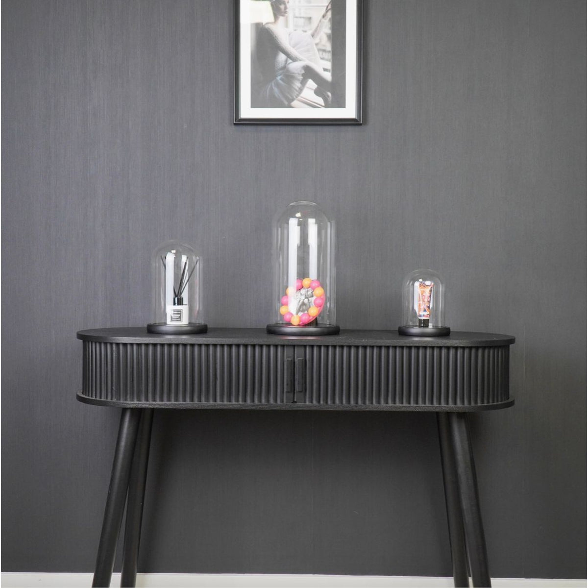 Cloche décorative verre & bois 32 cm – Housevitamin - Boutique Ømm