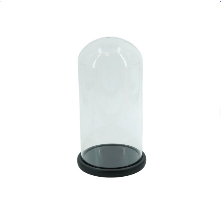 Cloche décorative verre & bois 32 cm – Housevitamin - Boutique Ømm