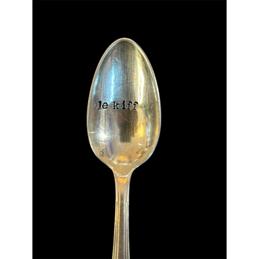 Cuillère gravée vintage – le kiff - Boutique Ømm