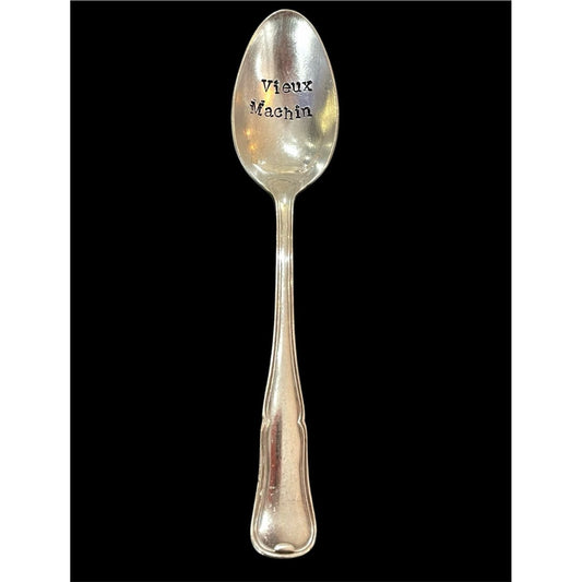 Cuillère vintage gravée – "Vieux Machin" - Boutique Ømm