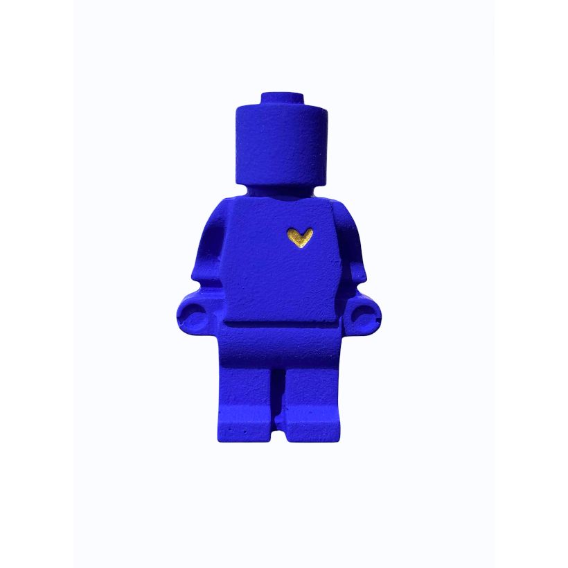Figurine « Ptit Donneur d'Amour » Bleu Vif 10 cm – Atelier 325 - Boutique Ømm