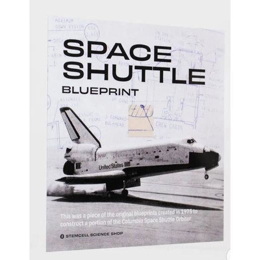 Fragment de plan original NASA – Navette spatiale Columbia (1975) - Boutique Ømm