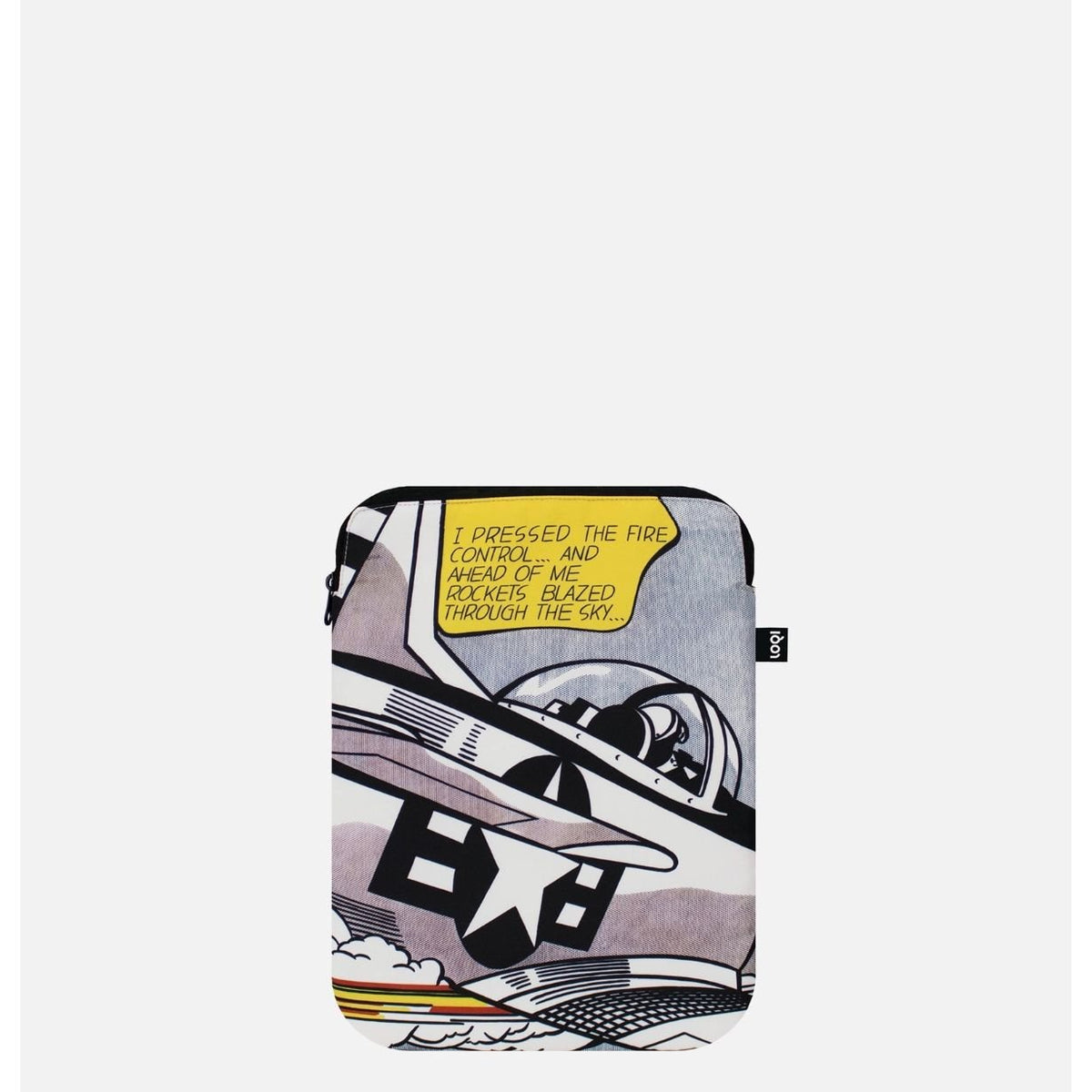Housse d’Ordinateur Portable Recyclée ROY LICHTENSTEIN « Whaam! » – LOQI - Boutique Ømm
