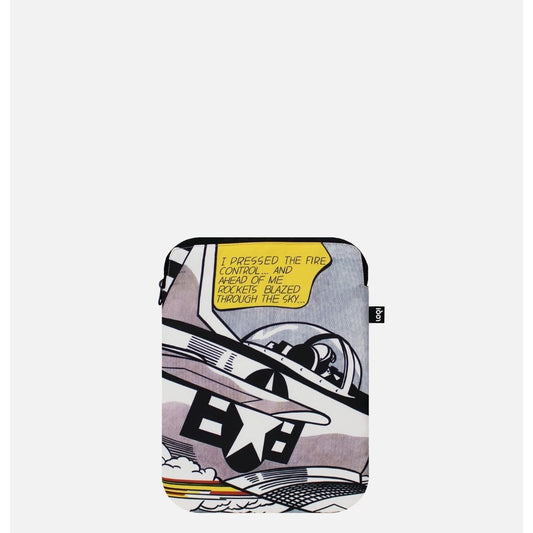 Housse d’Ordinateur Portable Recyclée ROY LICHTENSTEIN « Whaam! » – LOQI - Boutique Ømm