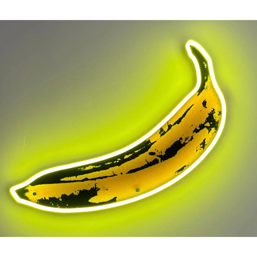 Néon mural Banana – Andy Warhol x Yellow Pop - Boutique Ømm