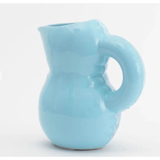 Pichet Emily Sky Gloss Home Studyo - pichet design bleu ciel en céramique - Boutique Ømm