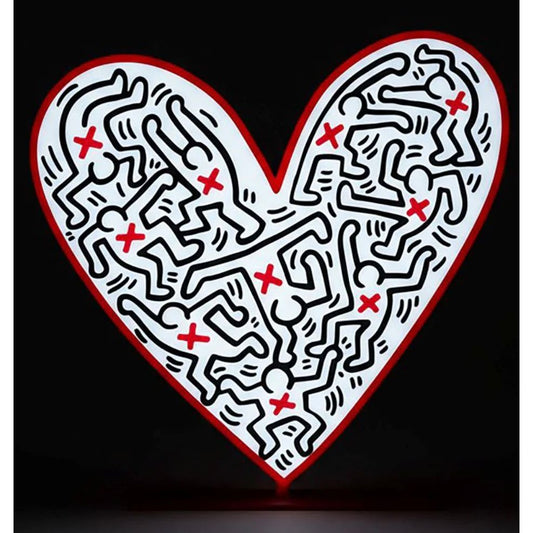 PopBox Heart – Lampe LED Keith Haring par Yellowpop - Boutique Ømm
