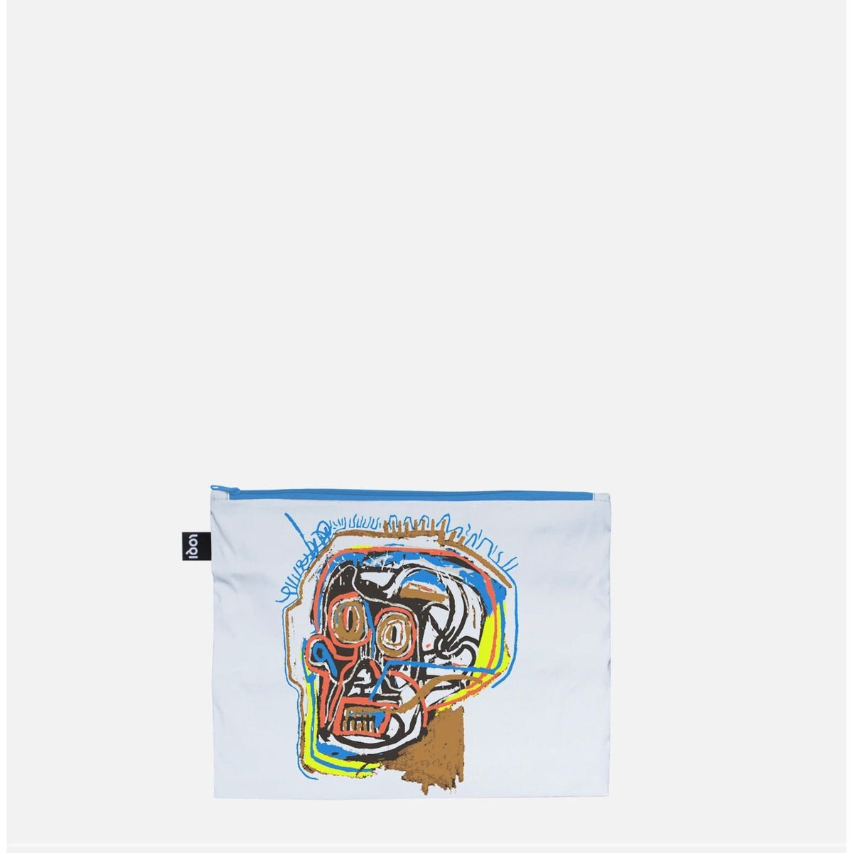 Set de 3 Pochettes Zippées Réfléchissantes JEAN-MICHEL BASQUIAT – Couronne & PEZ – LOQI - Boutique Ømm