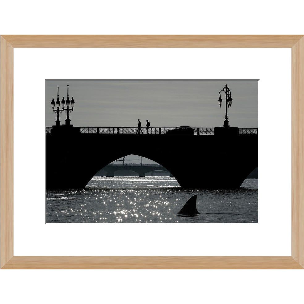Tirage d’art "Les Dents de la Garonne" – 20x30 cm – Cadre bois 30x40 cm - Boutique Ømm