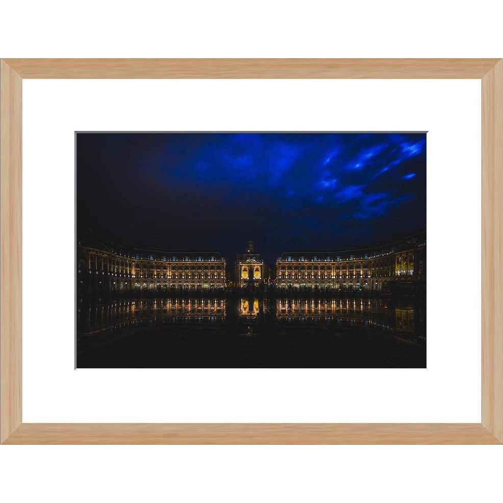 Tirage d'art "Riders on the Storm" – 20x30 cm – Cadre Nielsen bois 30x40 cm - Boutique Ømm