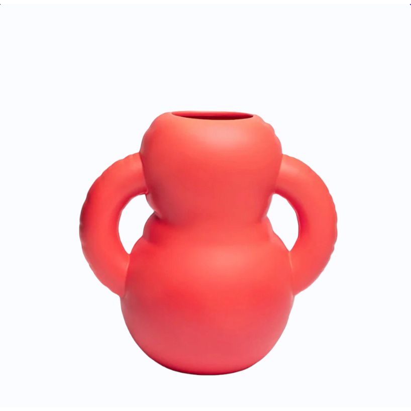 Vase Oscar Coral Matte Home Studyo - vase design corail en céramique - Boutique Ømm